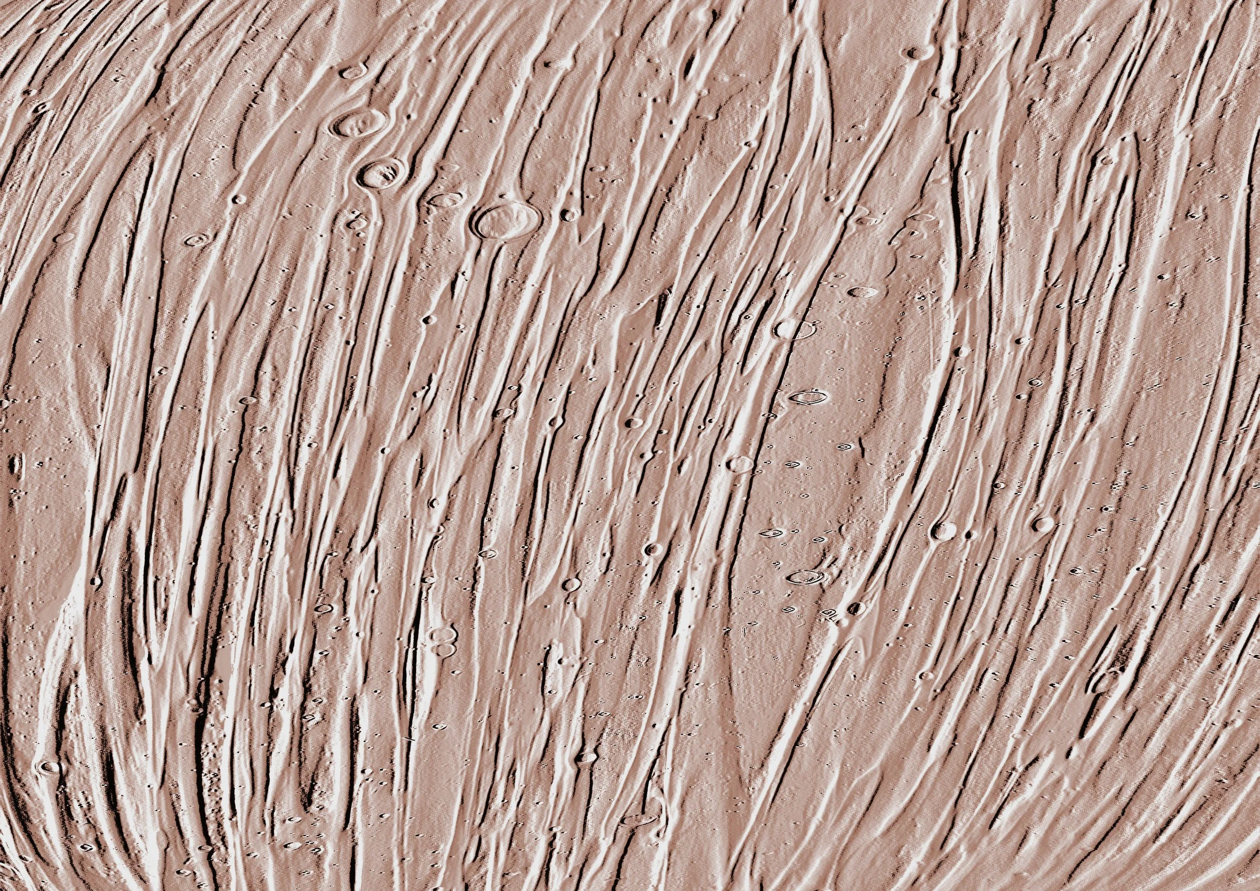 Moodcore P30 relief style abstract wall art print in  dusty pink tones for luxury interiors.