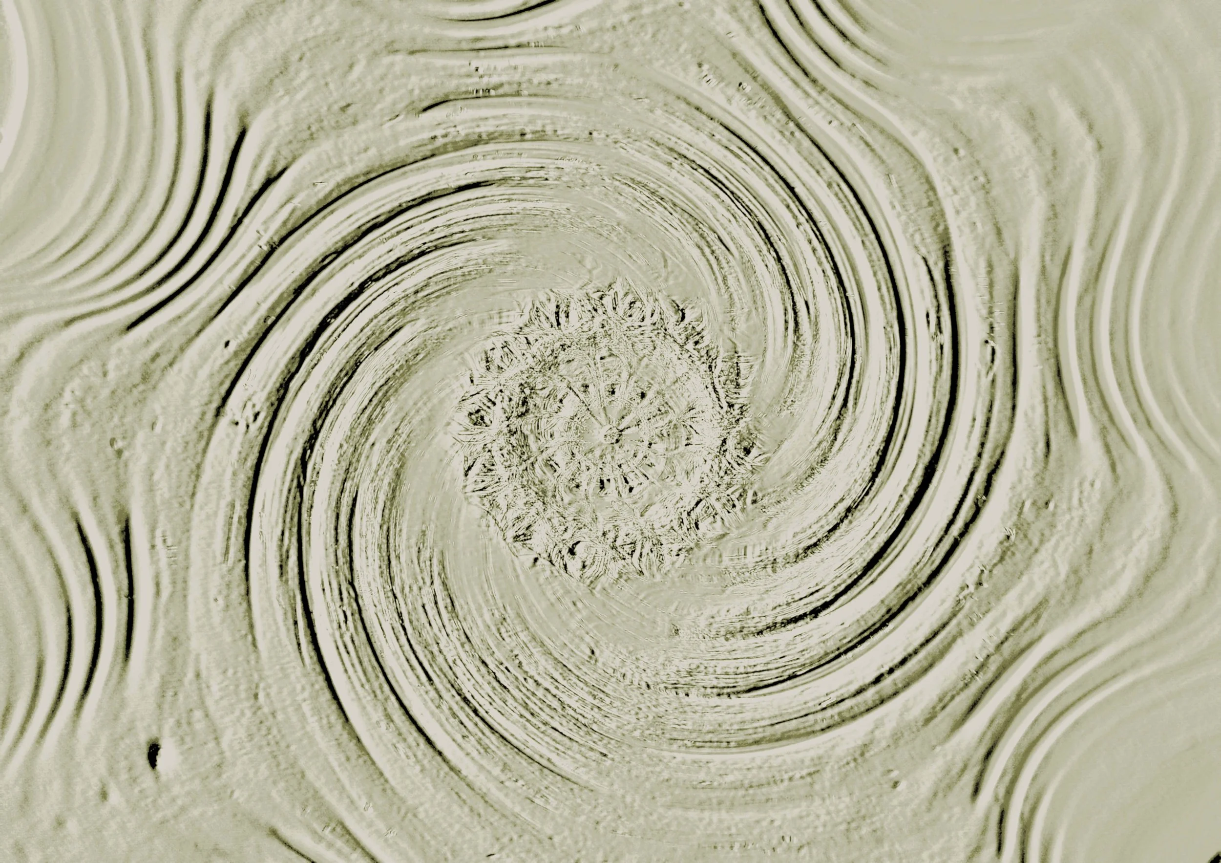 Moodcore P48 large format relief style abstract wall art print in  warm stone tones for commercial interiors.
