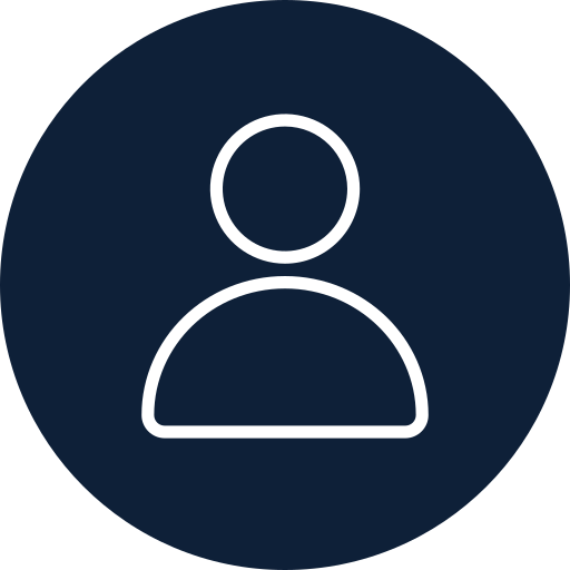 Generic user profile icon with a simple outline of a person on a dark background.