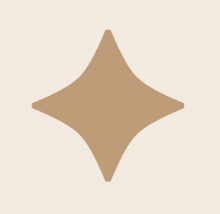 Simplified graphic of a beige star-shaped icon on a light background.