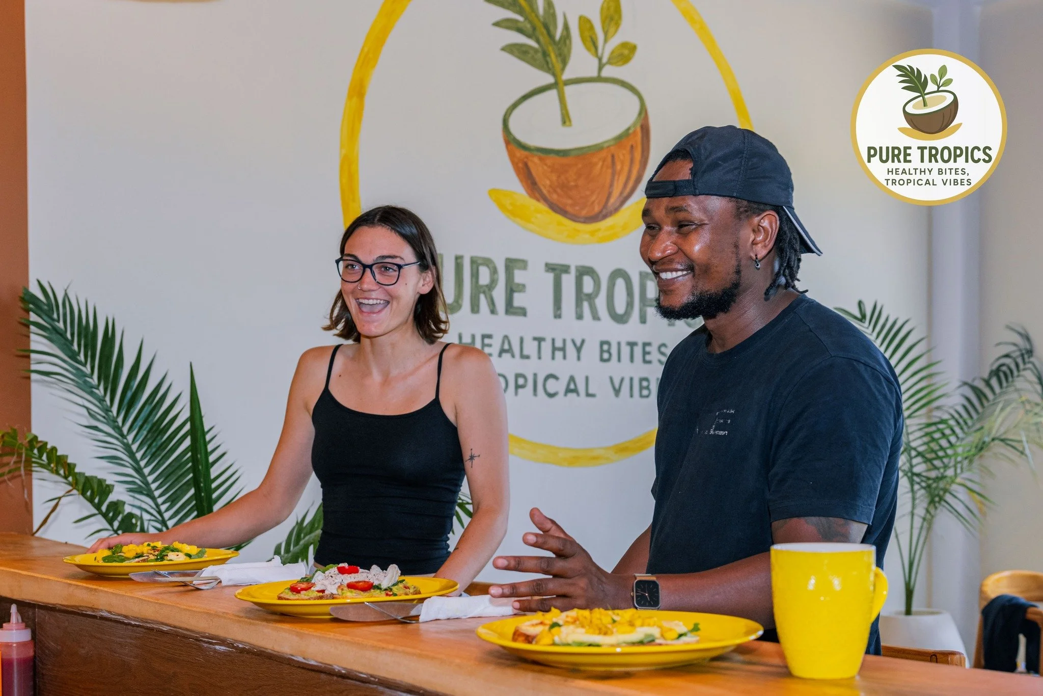 Smiles served fresh daily! 😄☀️

There is nothing quite like bonding over a table full of delicious, wholesome food. At Pure Tropics, every meal is an excuse to celebrate good health and even better friends. From our fresh juices to our loaded sandwi