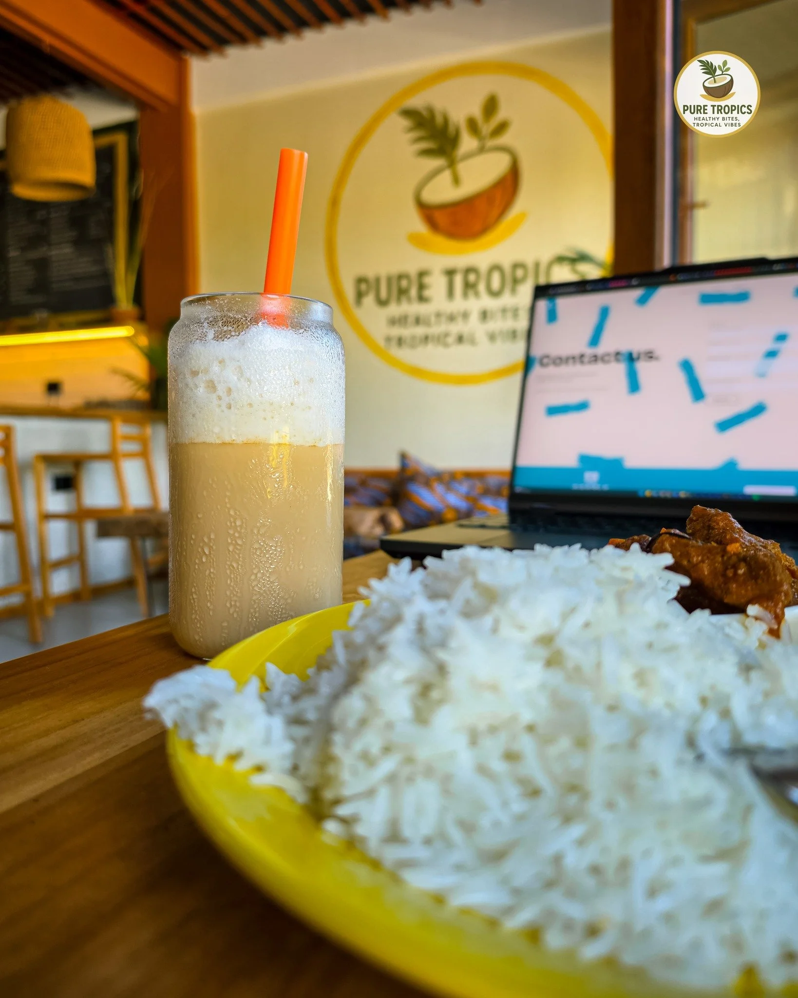 Mid-day cravings, sorted. 🍛🥤💻

Hearty meals, cold drinks, and the best lunch atmosphere in town. Make Pure Tropics your go-to lunch zone today! 🌴

#PureTropics #LunchBreak #MidDayFuel #TropicalVibes #ZanzibarFoodie
