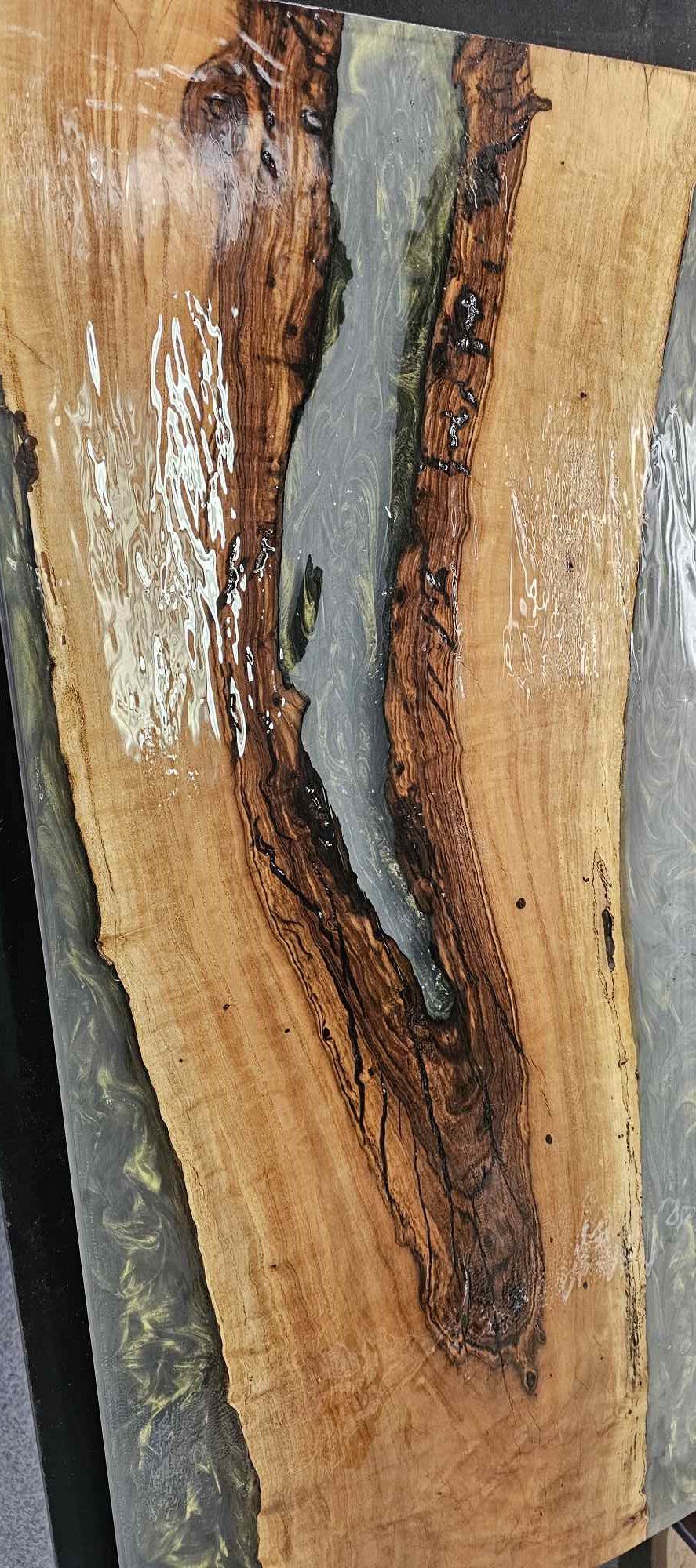 Moss Green Resin Coffee Table in Western Inland Rosewood 2.jpeg