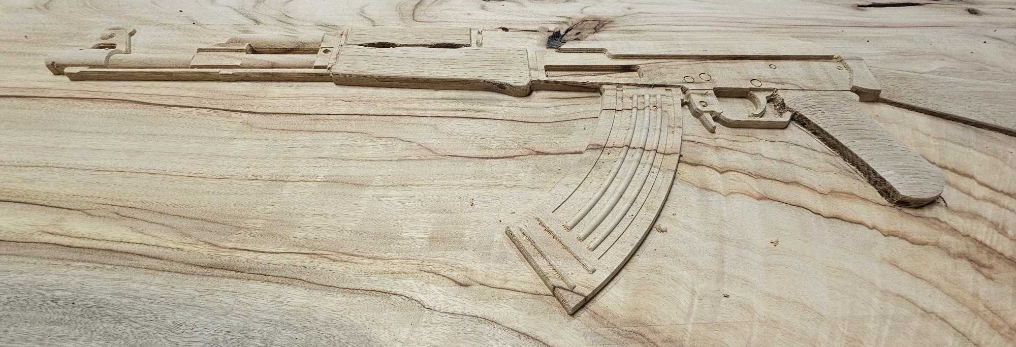 AK-47 Ammo Resin Coffee Table