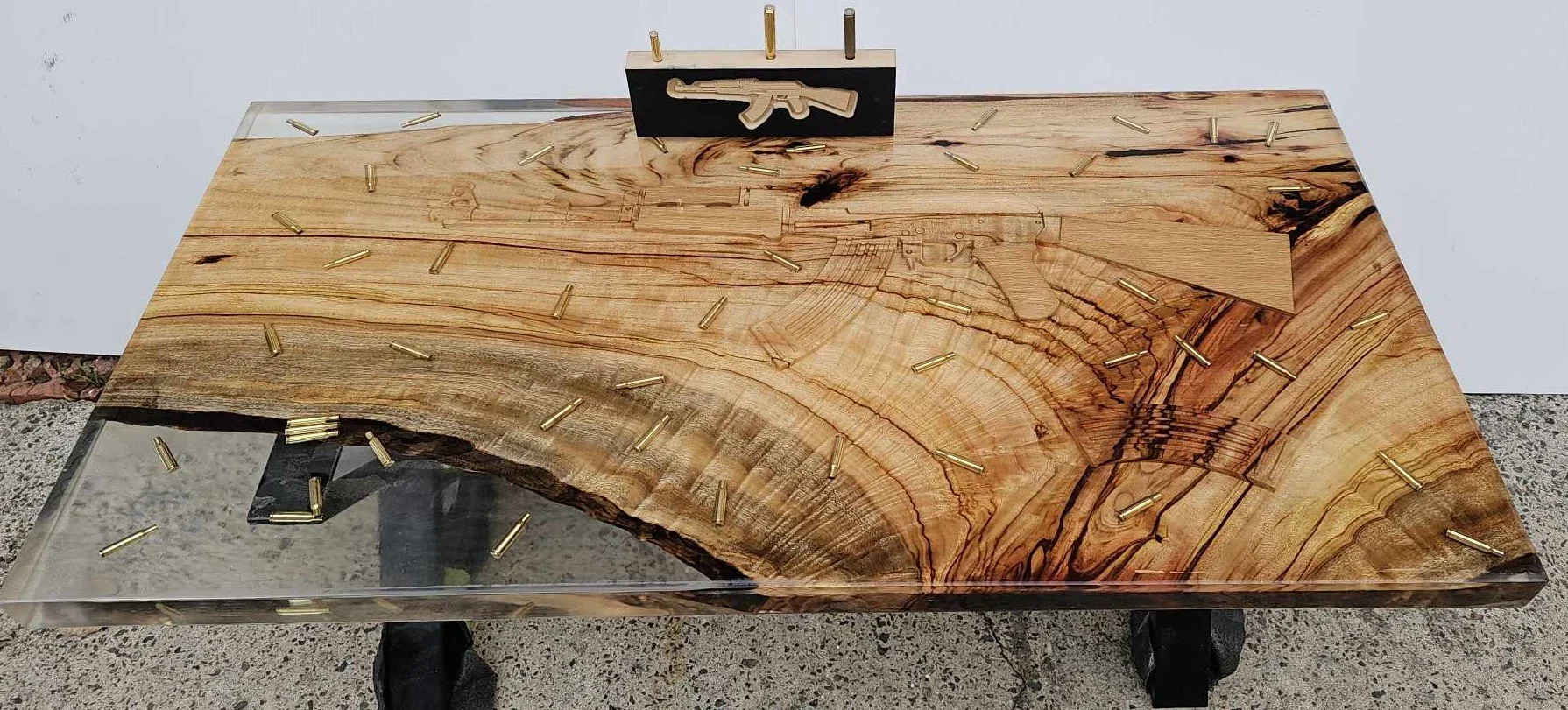 AK 47 Ammo Resin Coffee Table.jpeg