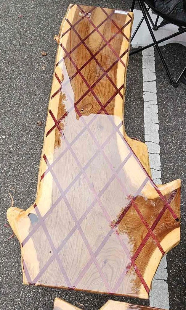 Diamond Elm and Purpleheart Table  3.jpeg