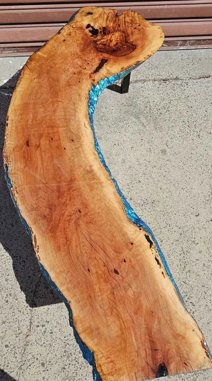 Green Blue Caterpillar Coffee Table in Inland Rosewood 3.jpeg