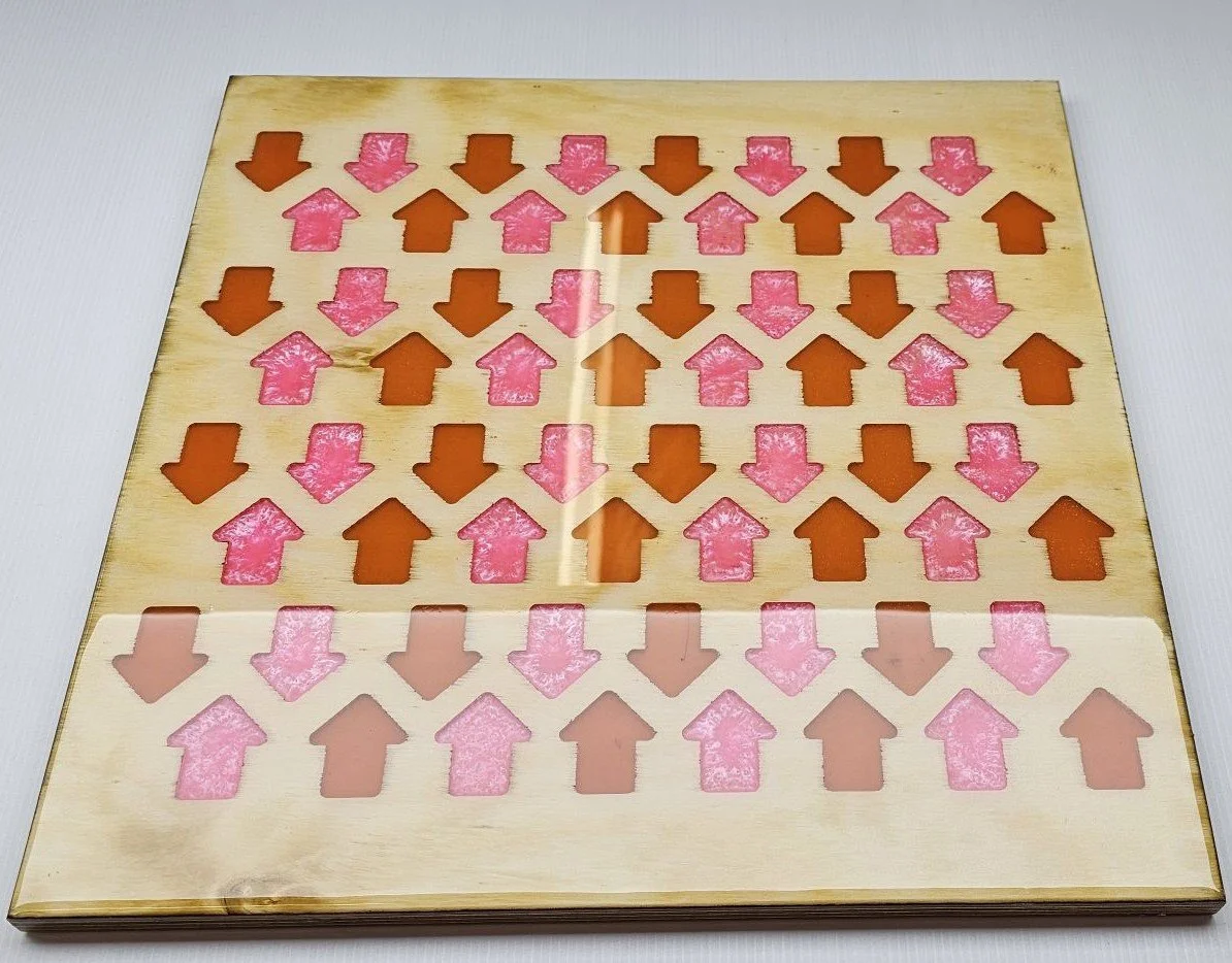 "The Arrows Have It" – Candy Pink & Mandarin Orange