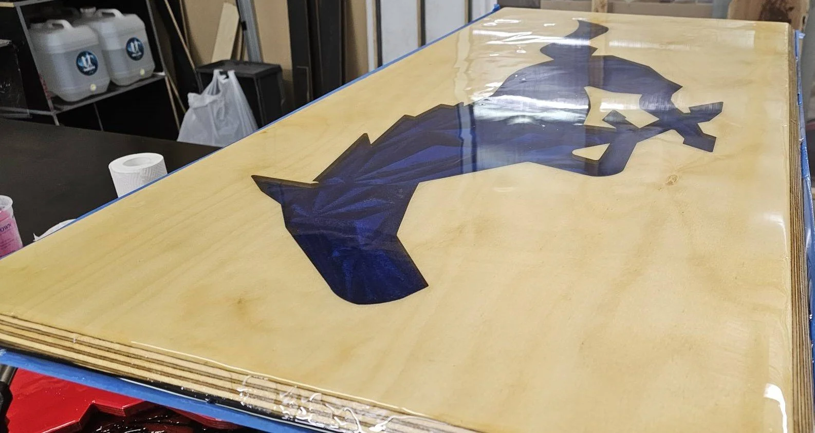 Electric Blue Horse Coffee Table 1.jpeg