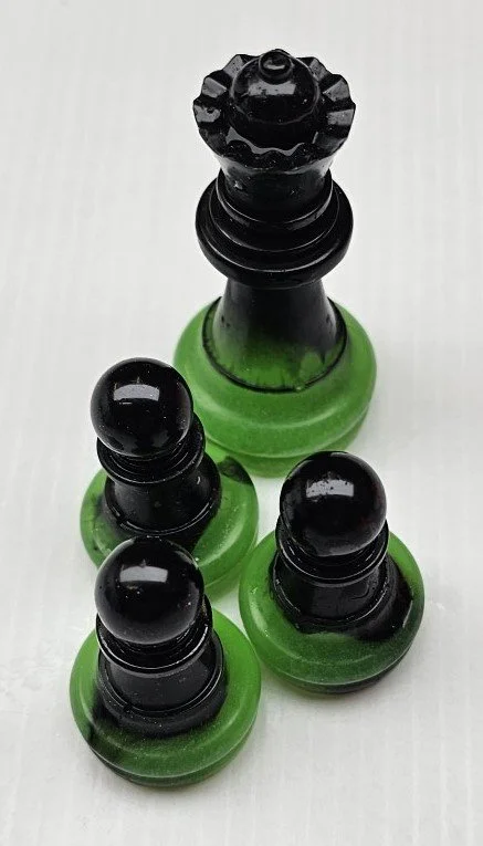 Gloss Black Apple Green
