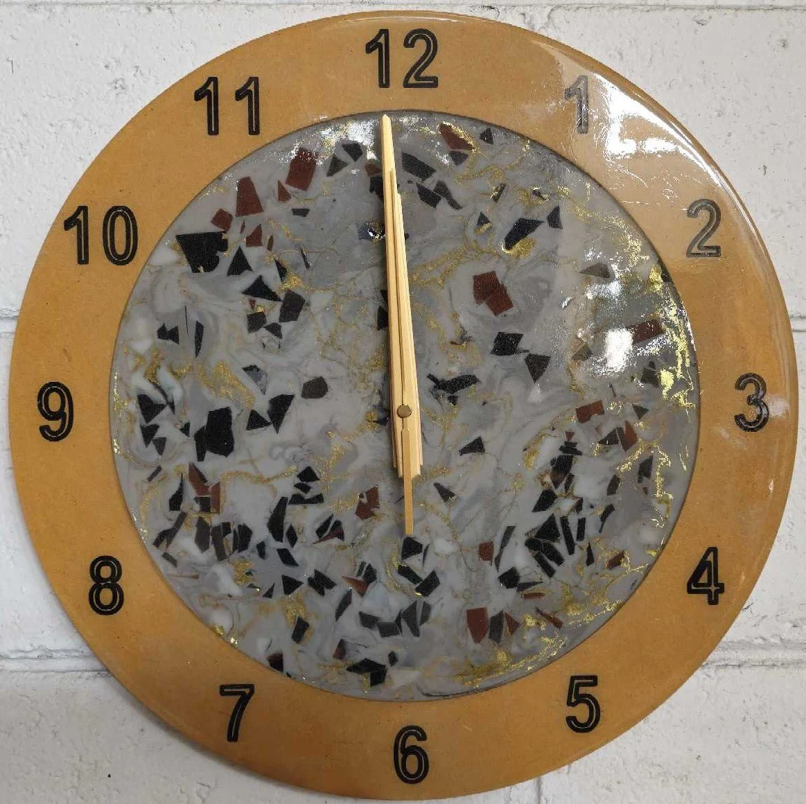 Terrazzo Style Clock