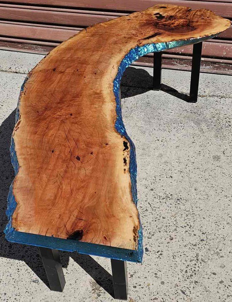 Green Blue Caterpillar Coffee Table in Inland Rosewood 4.jpeg