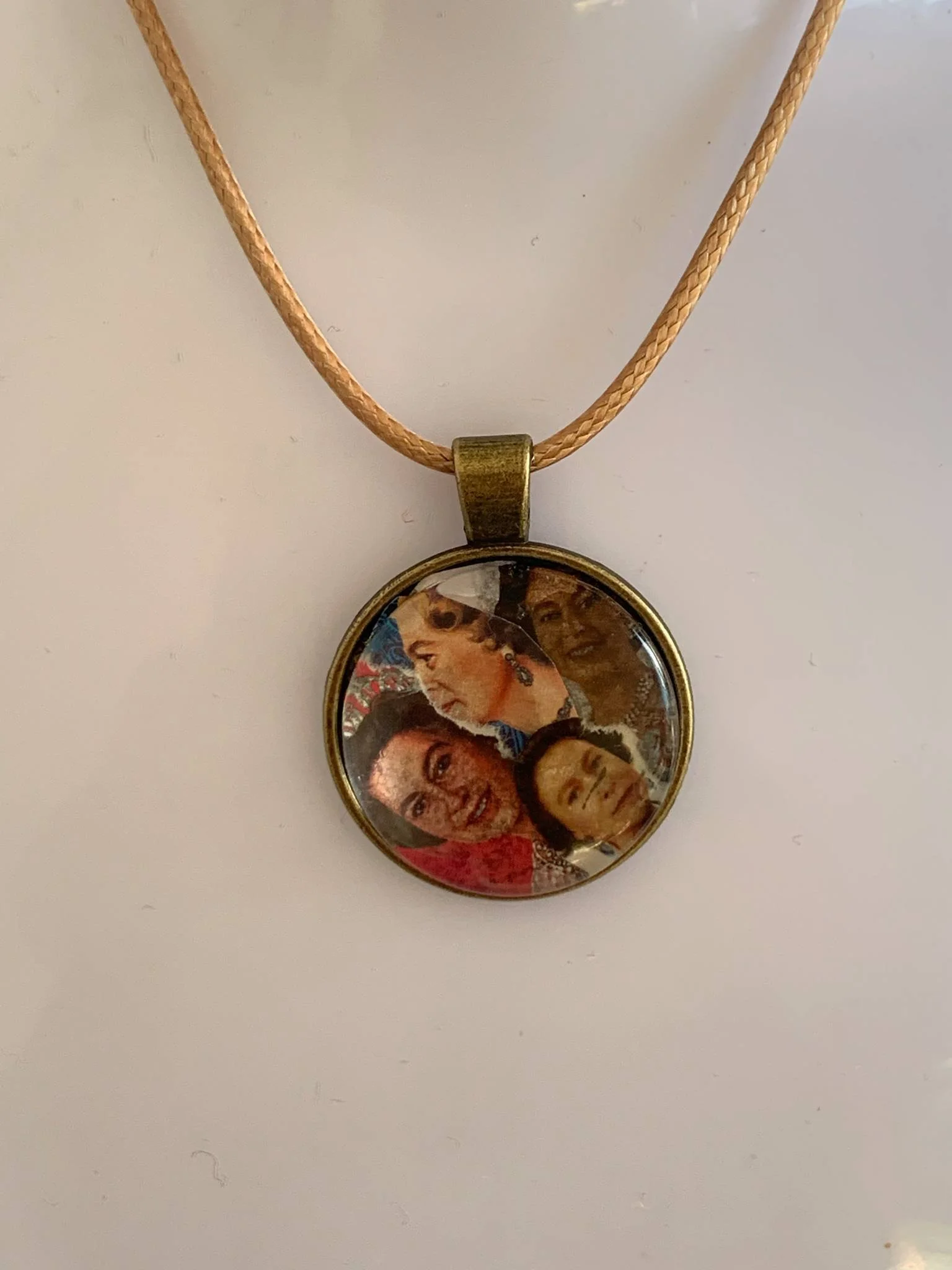 Queen Collage Pendant