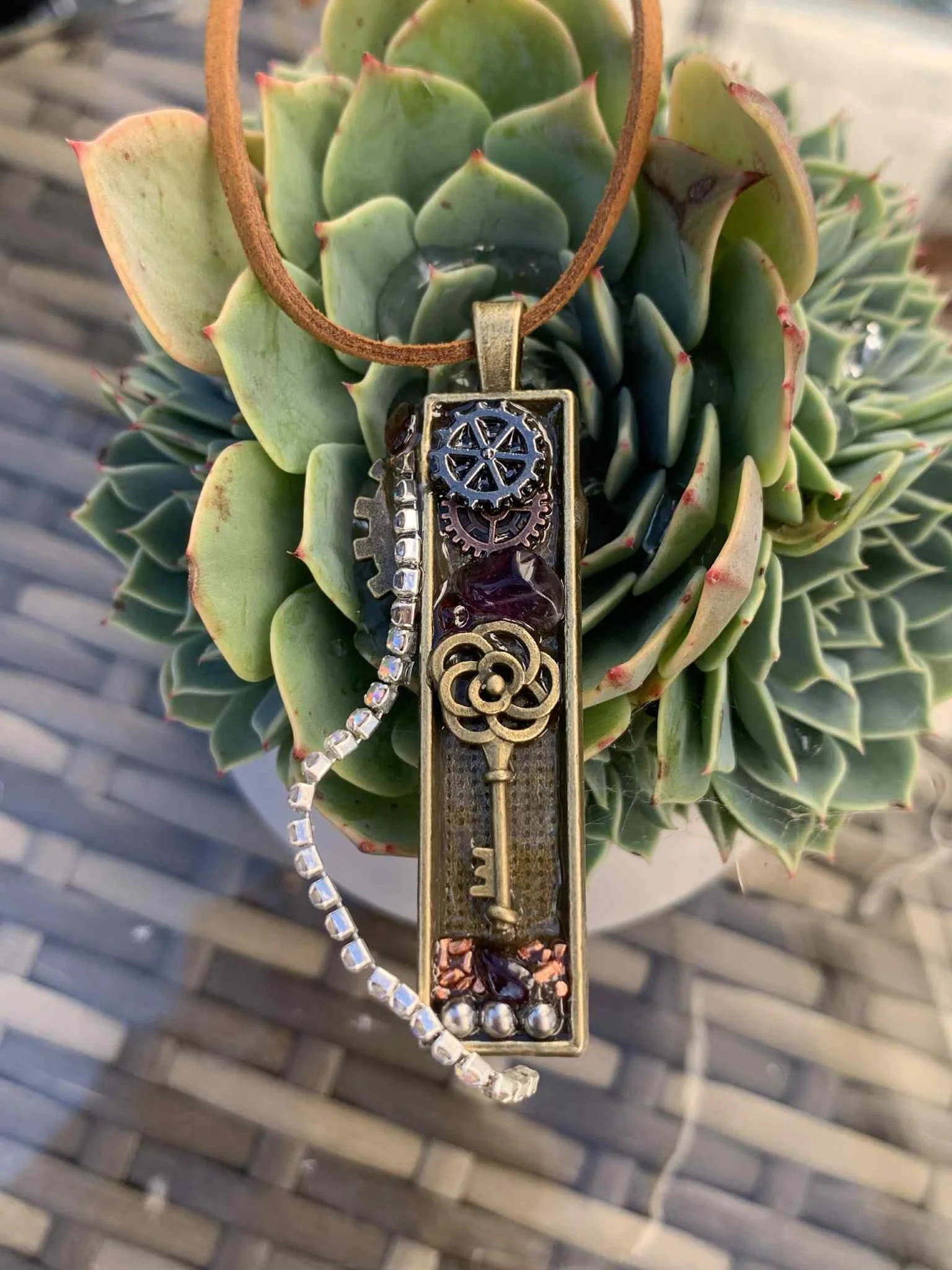 Steampunk Long Pendant Unisex