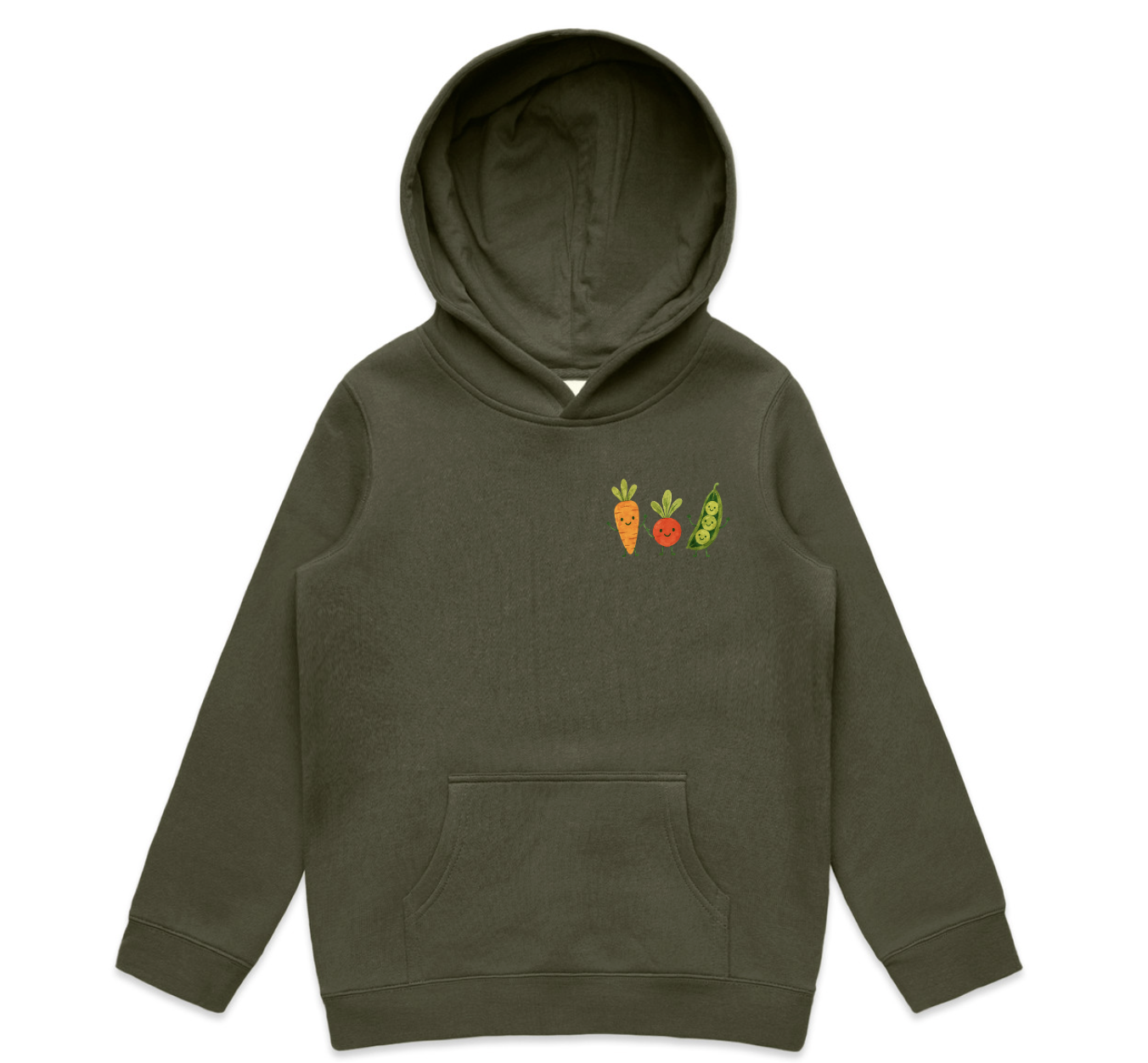 Kids Unisex Hoodie - Army Green (PRE ORDER)
