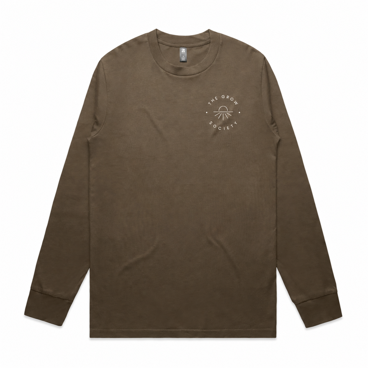 Mens Long Sleeve - Walnut (PRE ORDER)