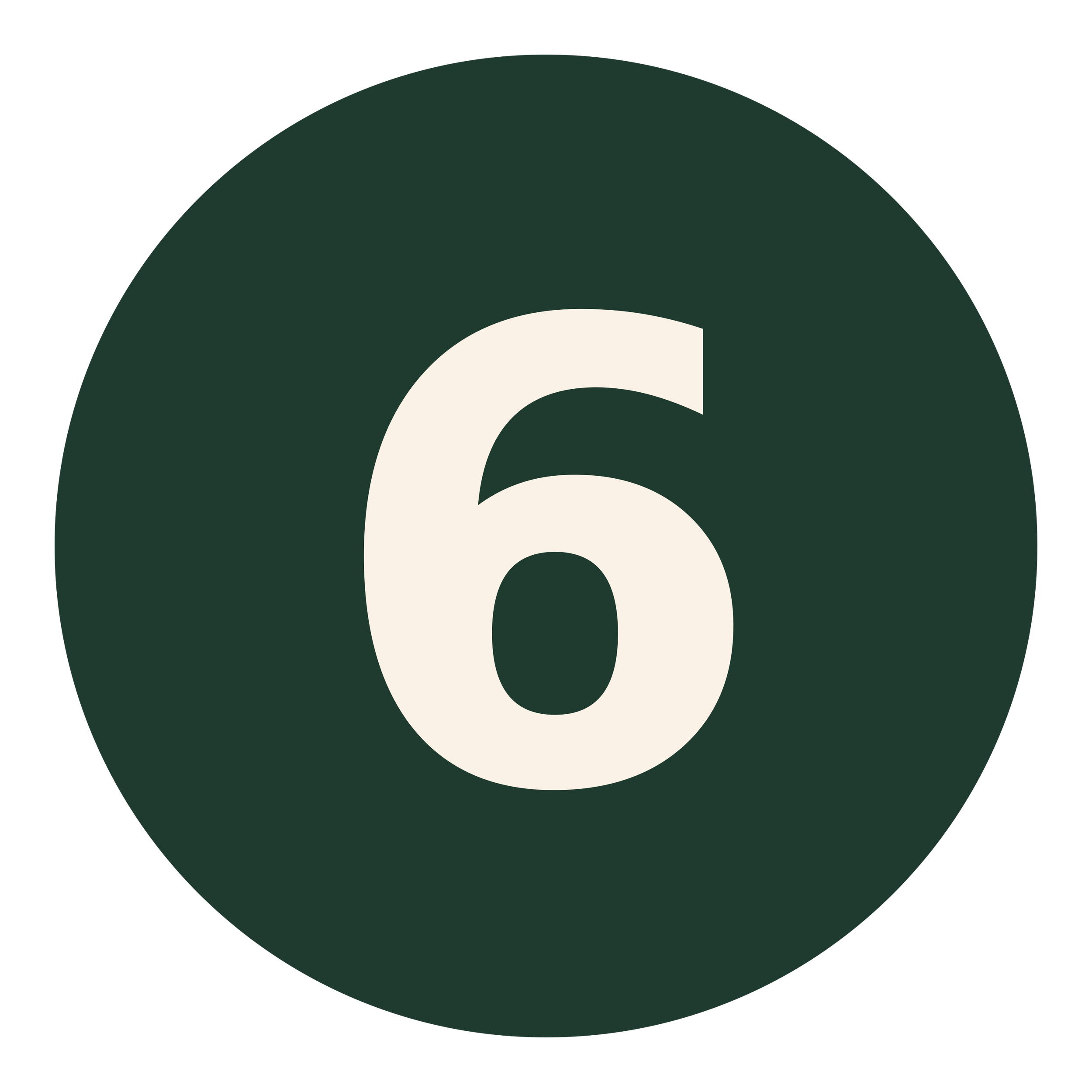 Close-up of a logo with a dark green circle, a white lowercase 'g' in the center, and black background.