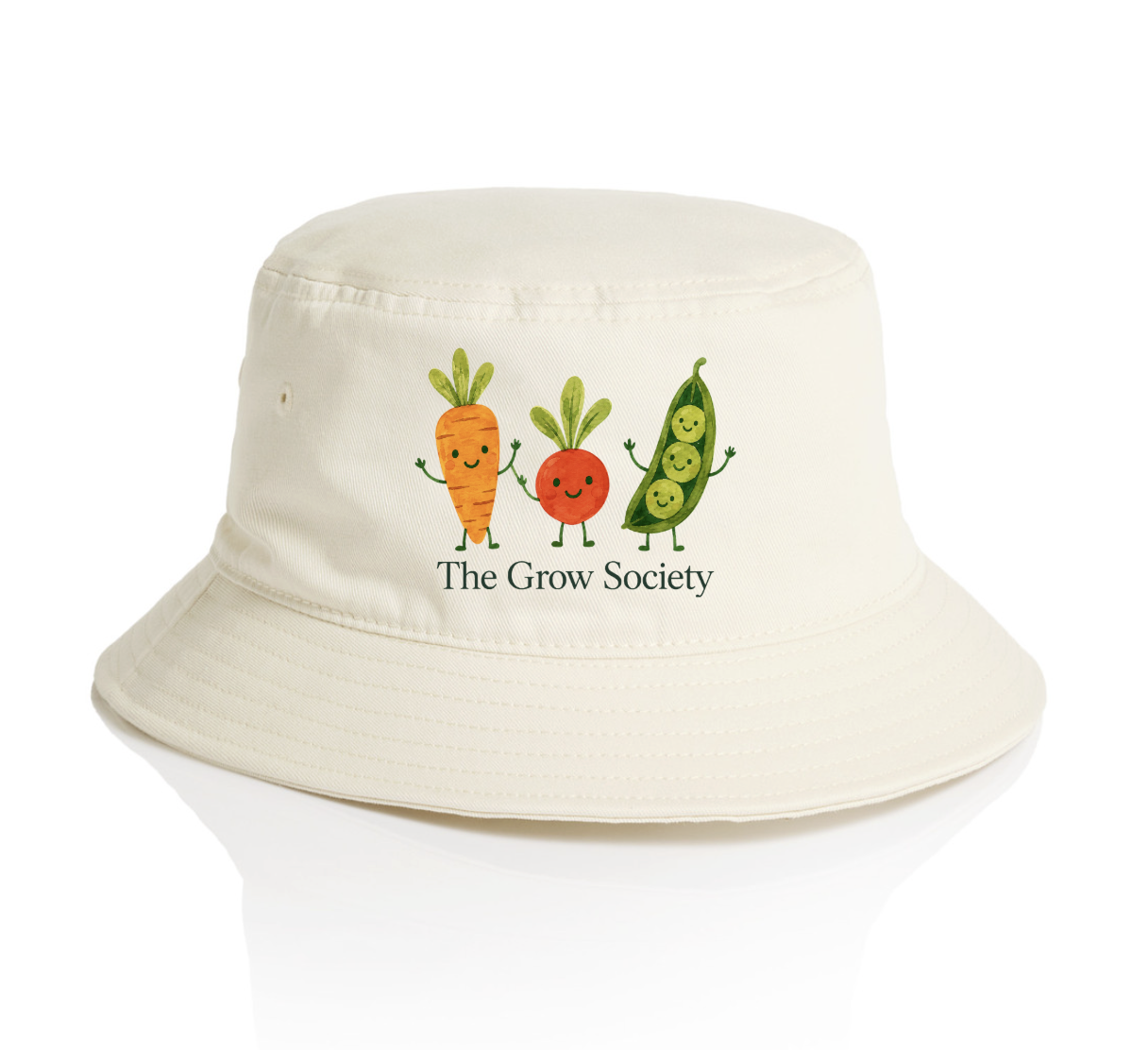 Veggie Bucket Hat - Cream (PRE ORDER)