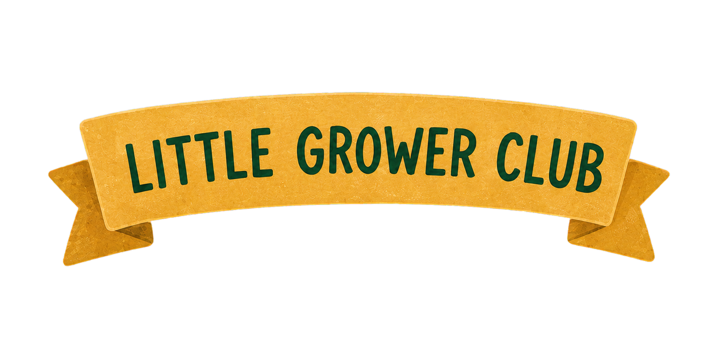 A yellow banner with green text reading 'LITTLE GOWER CLUB' on a black background.