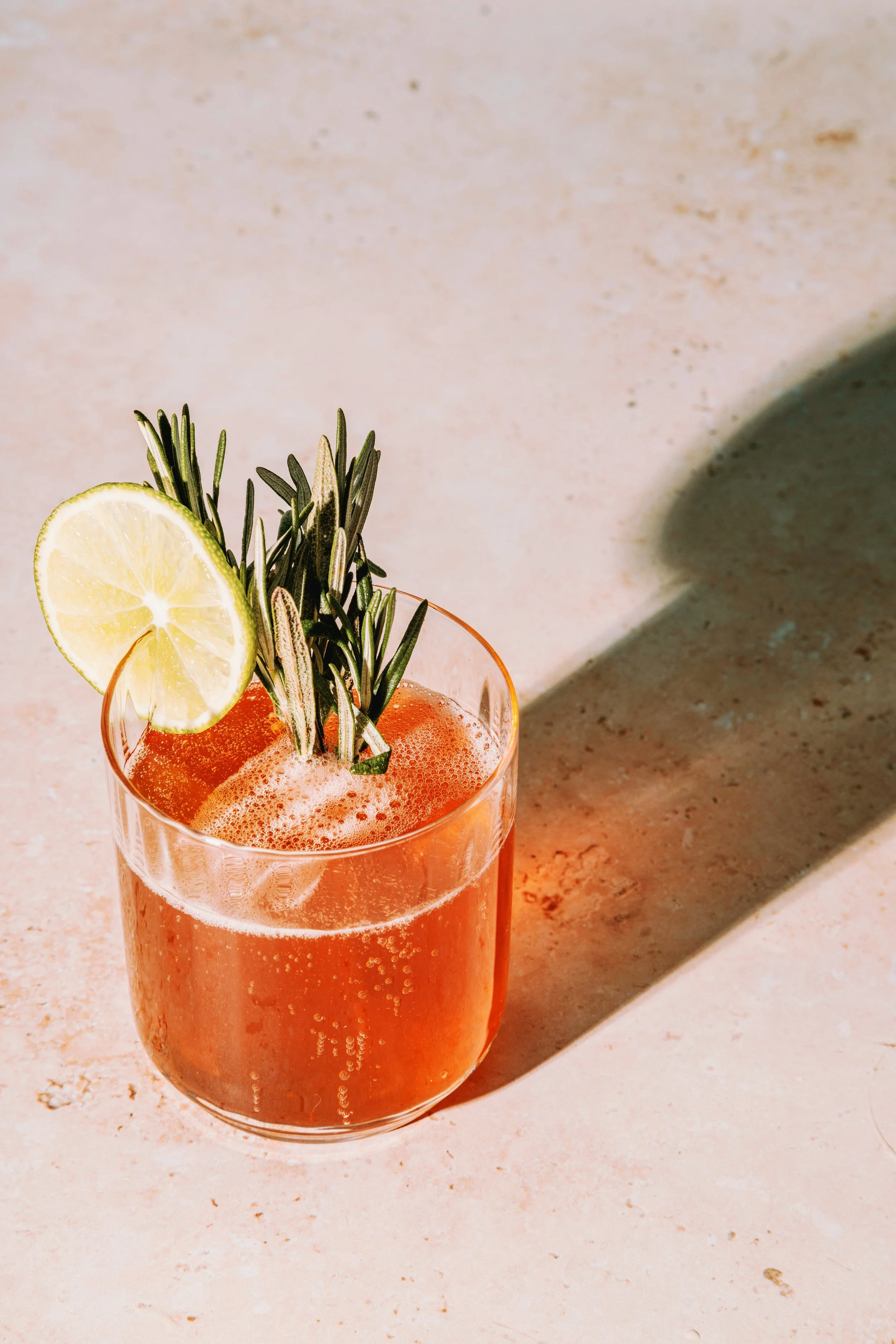 Craft cocktail prepared by a master mixologist