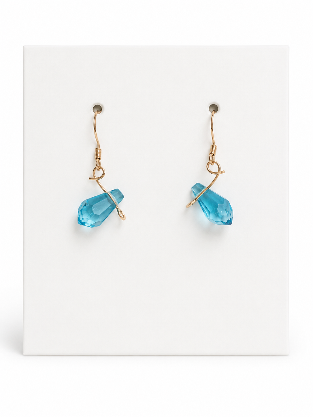Ocean Crystal Drop Earrings