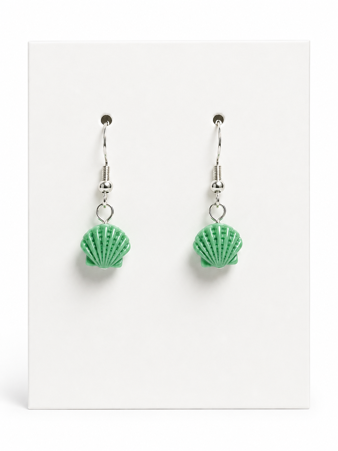 Seafoam Shell Earrings