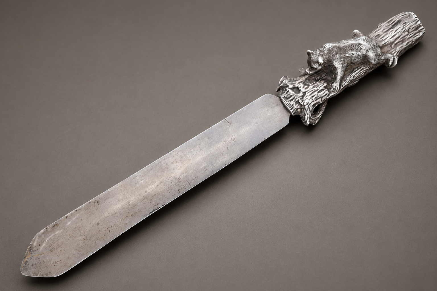 Antique Russian Bear Paper Knife