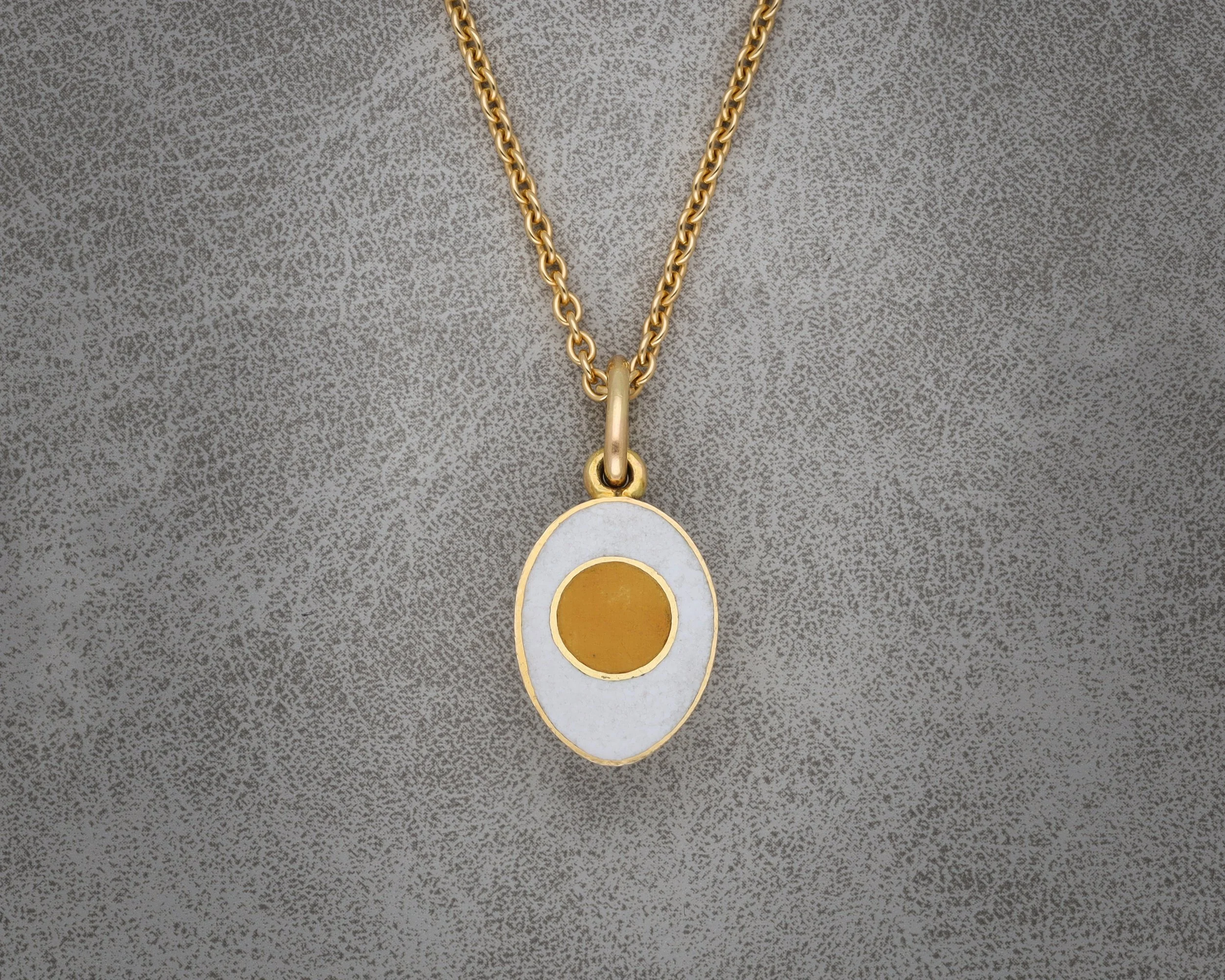 1903 Faberge Boiled Egg Pendant