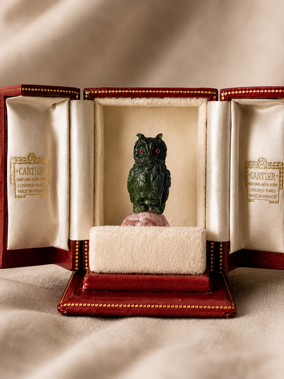 Cartier 1910 Nephrite Owl