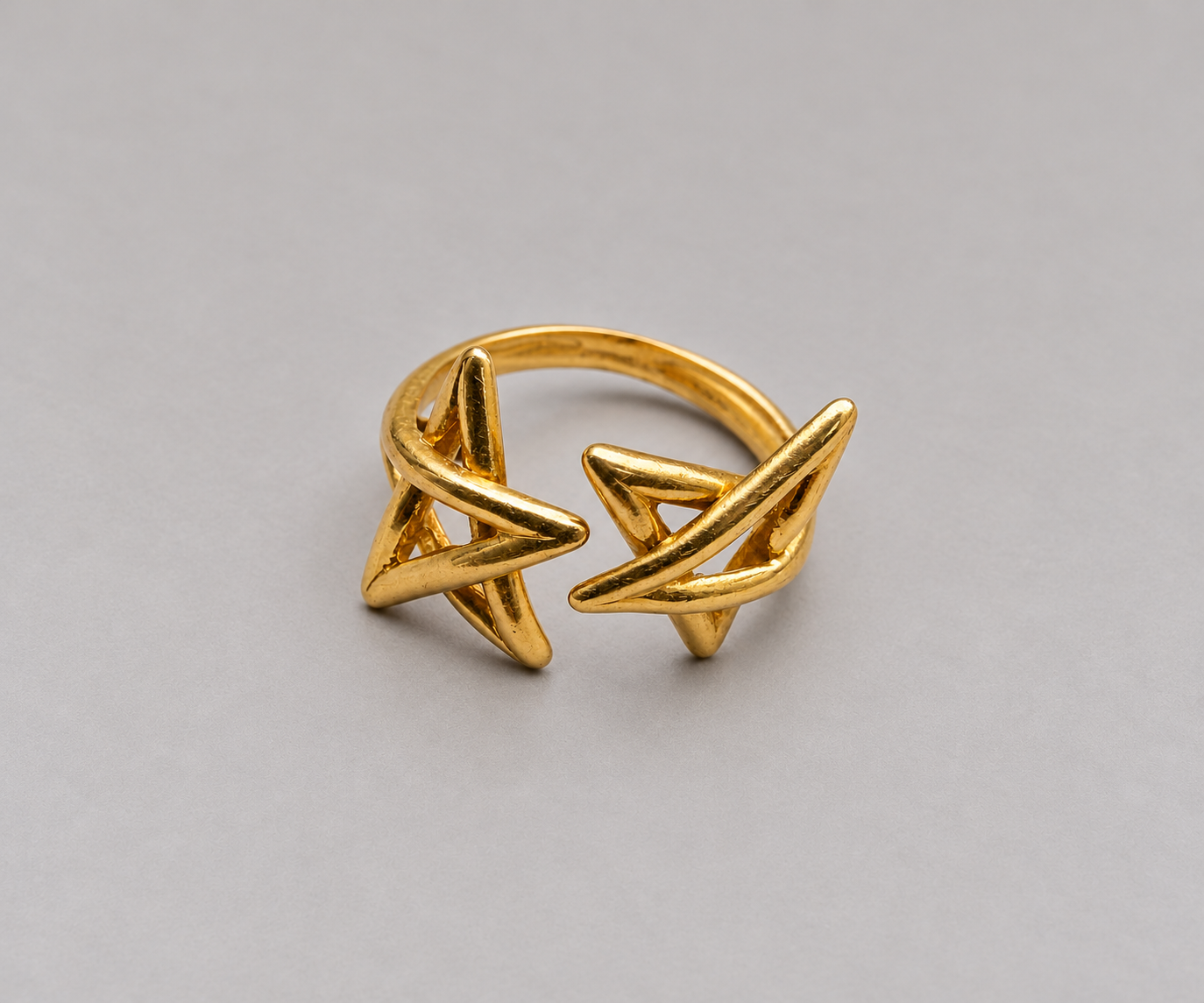 VINTAGE LALAOUNIS DOUBLE STAR RING