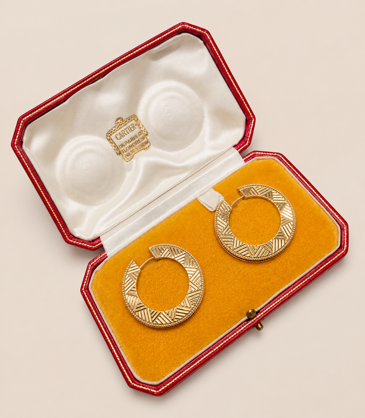 1940s Cartier Large Hoops