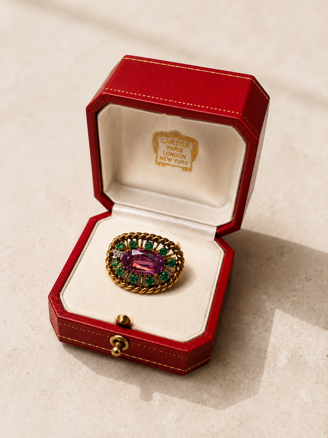 1940s Cartier Gemstone Ring