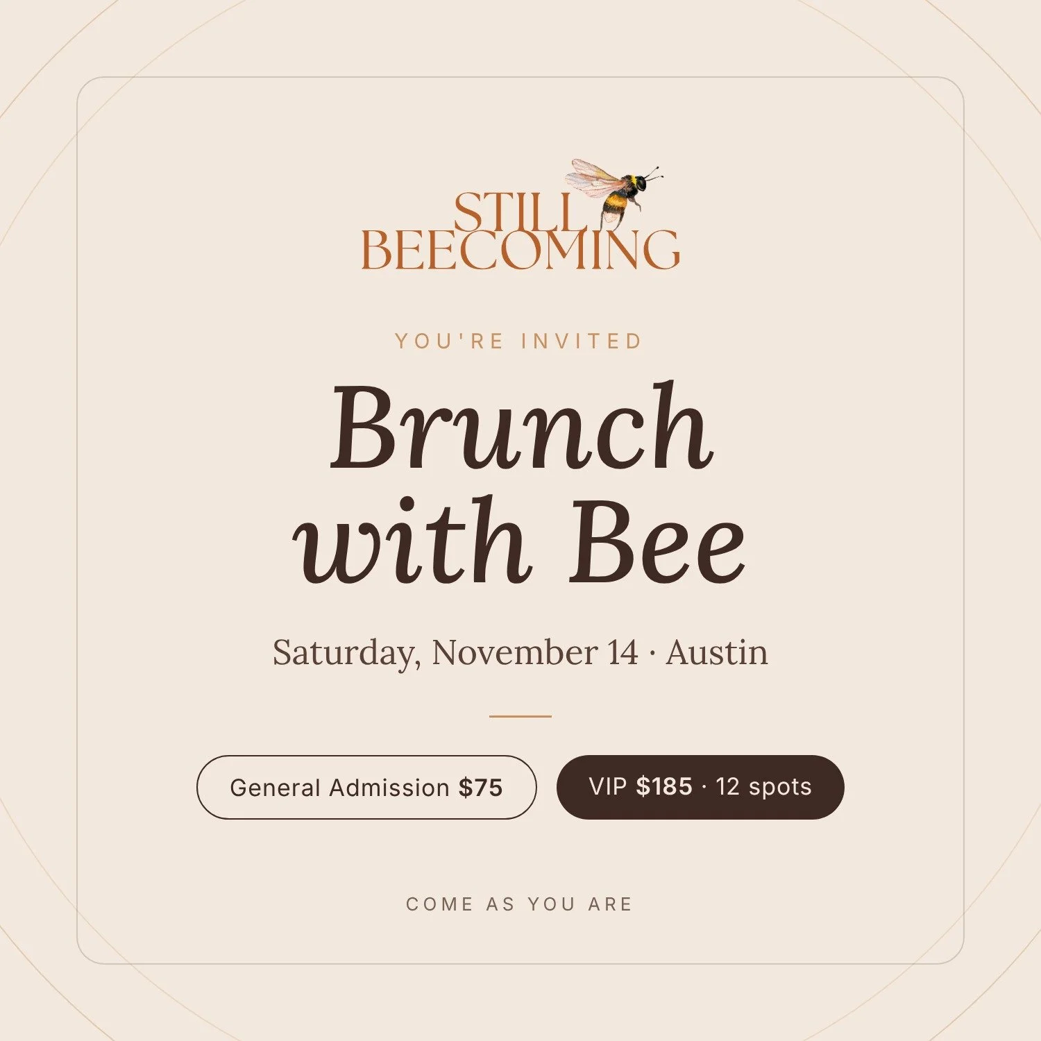 Brunch with Bee