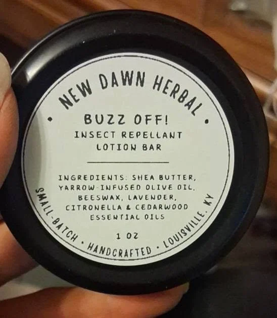 🌿 Buzz Off! — Insect Repellent Lotion Bar
