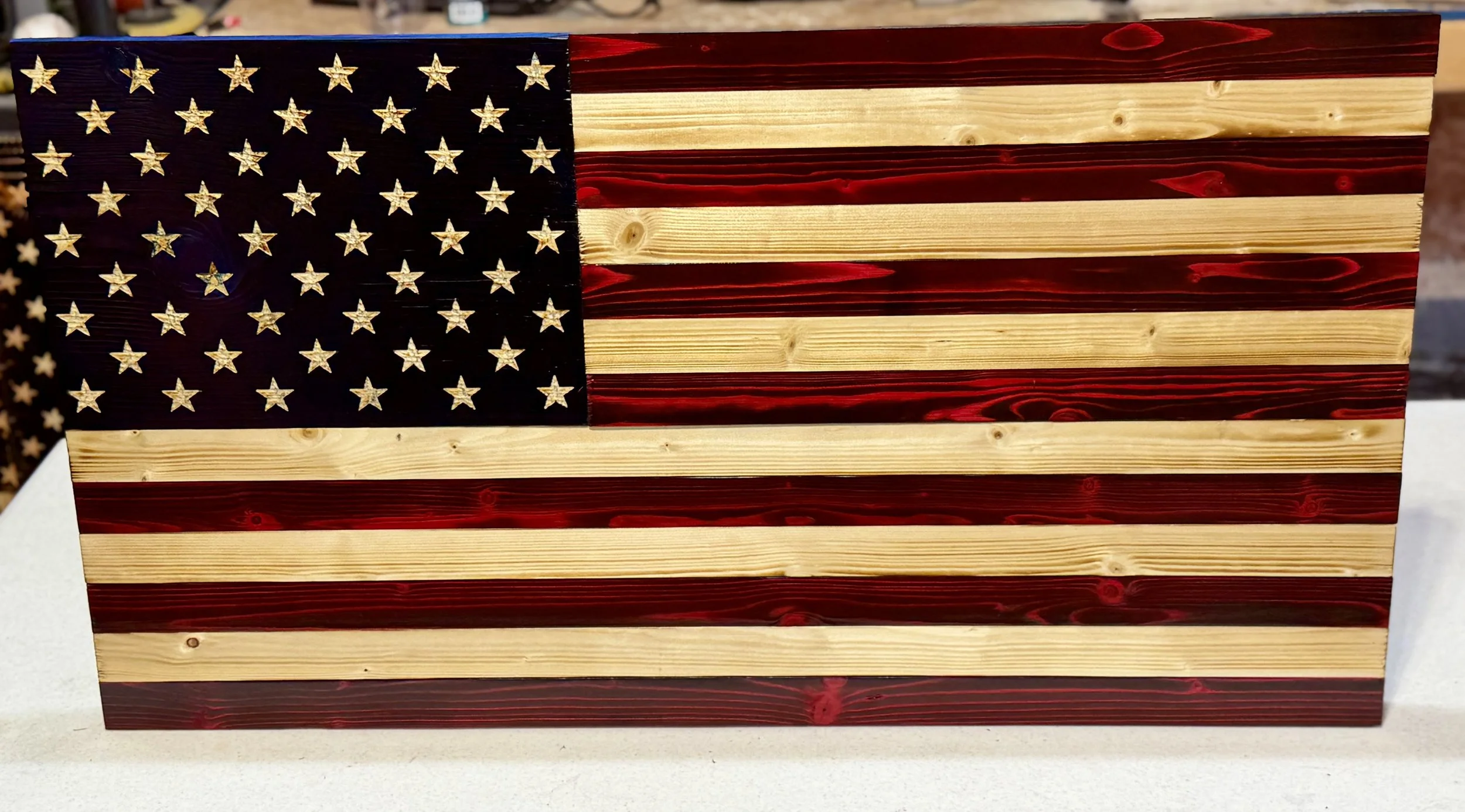 Wooden Flag