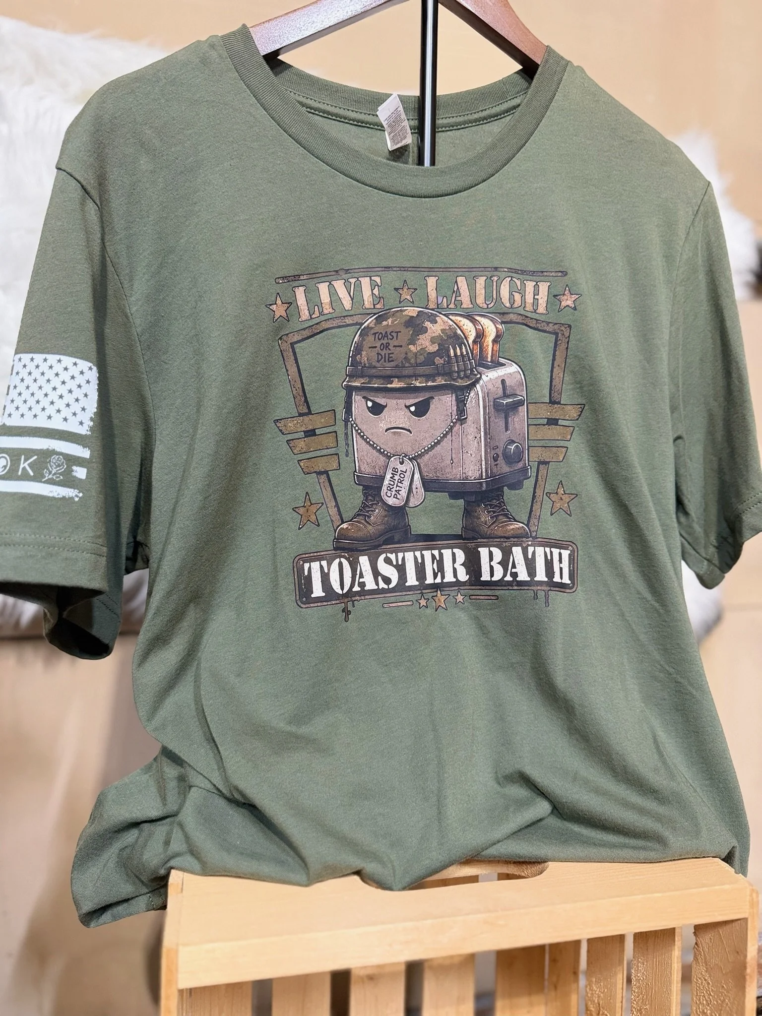 Live Laugh Toaster Bath