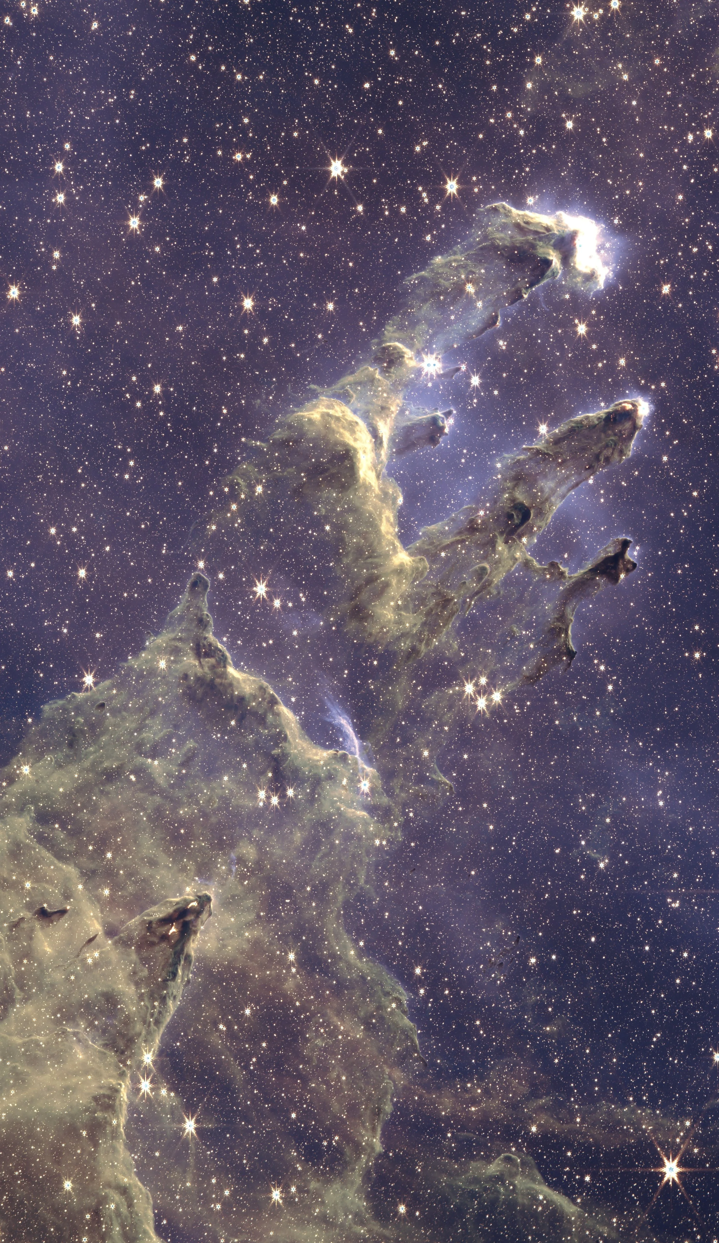 Pillars of Creation (M16 Eagle Nebula) Data provided by Nico Carver www.nebulaphotos.com Processed 2024.05.04 with Pixinsight & Affinity Photo