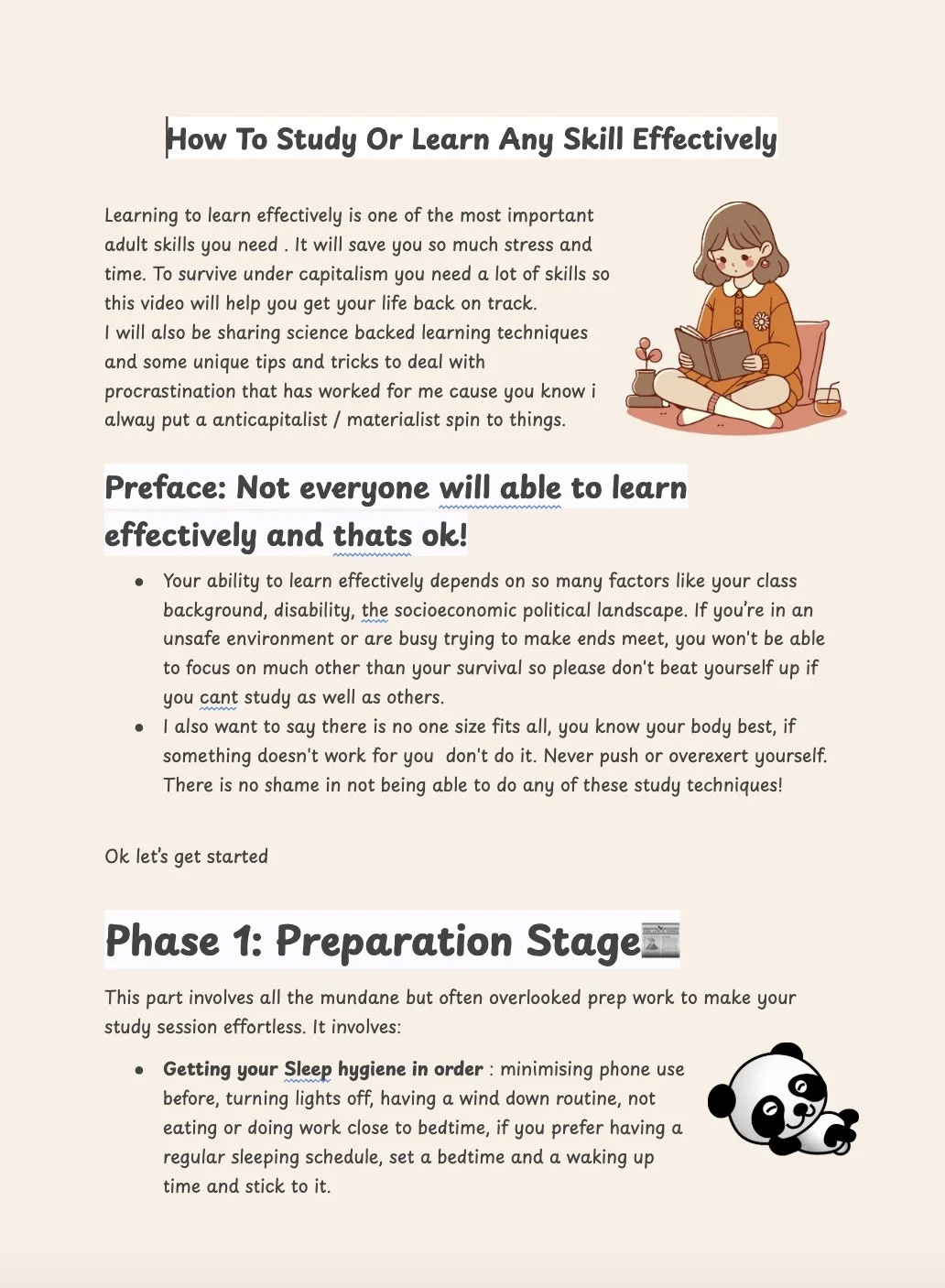 Learning how to learn for BEGINNERS