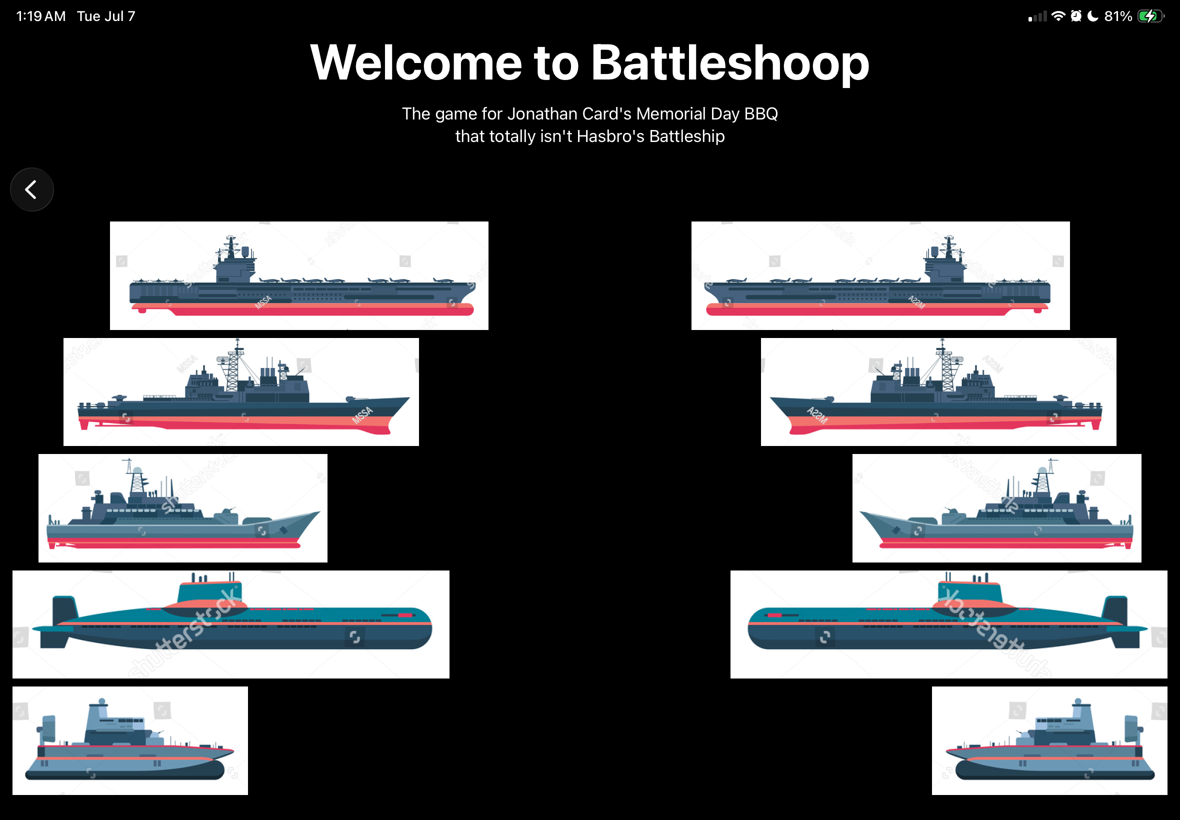 Battleshoop