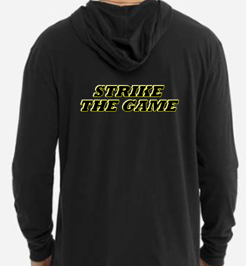 Unisex BLACK T-Hoodie - Blk ltters - YELLOW - White Shadow - The Back Side.png