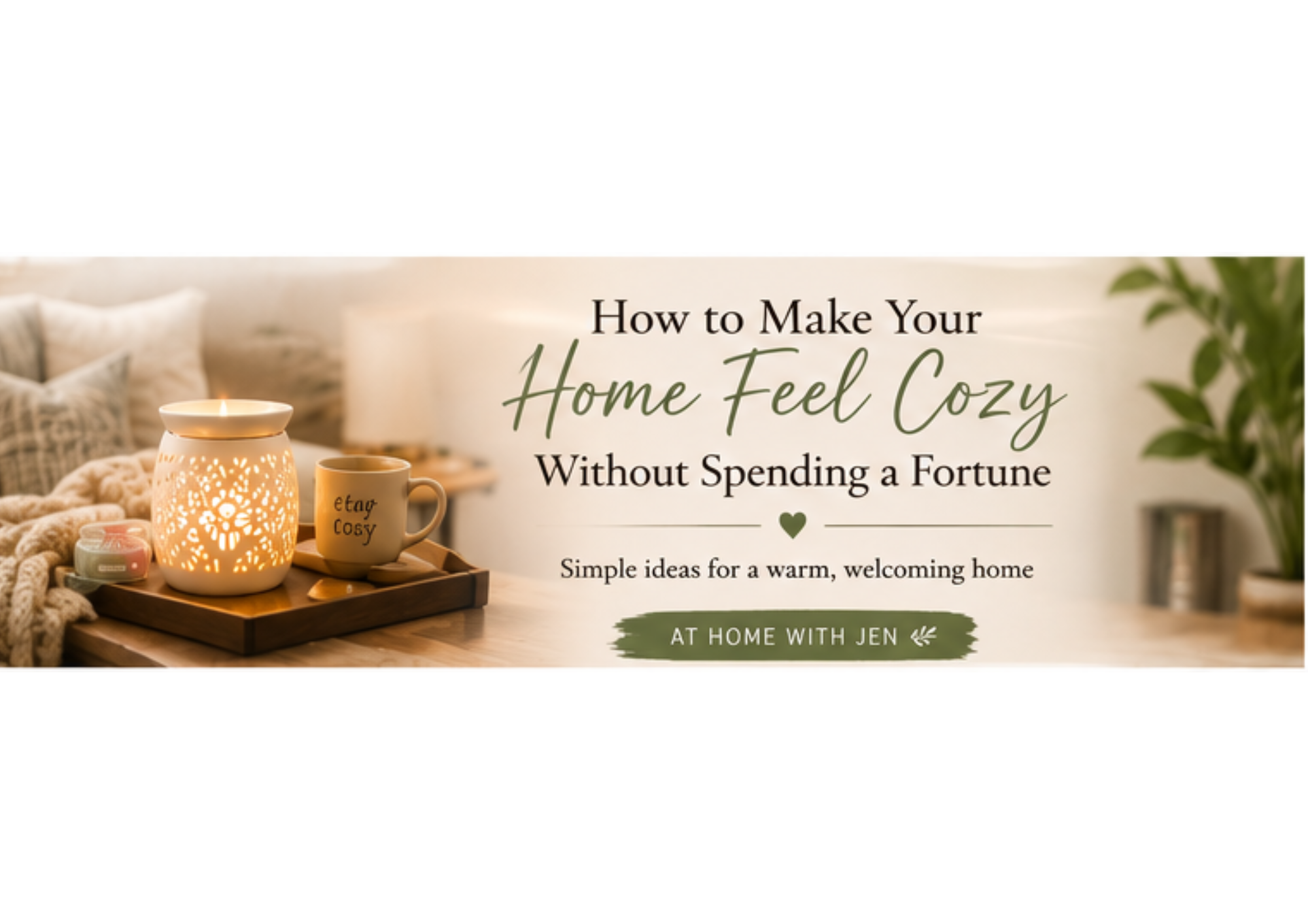 How to make your home feel cozy          - without spending a fortune.
