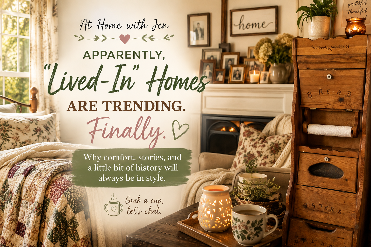 "Lived-In" Homes Are Trending 