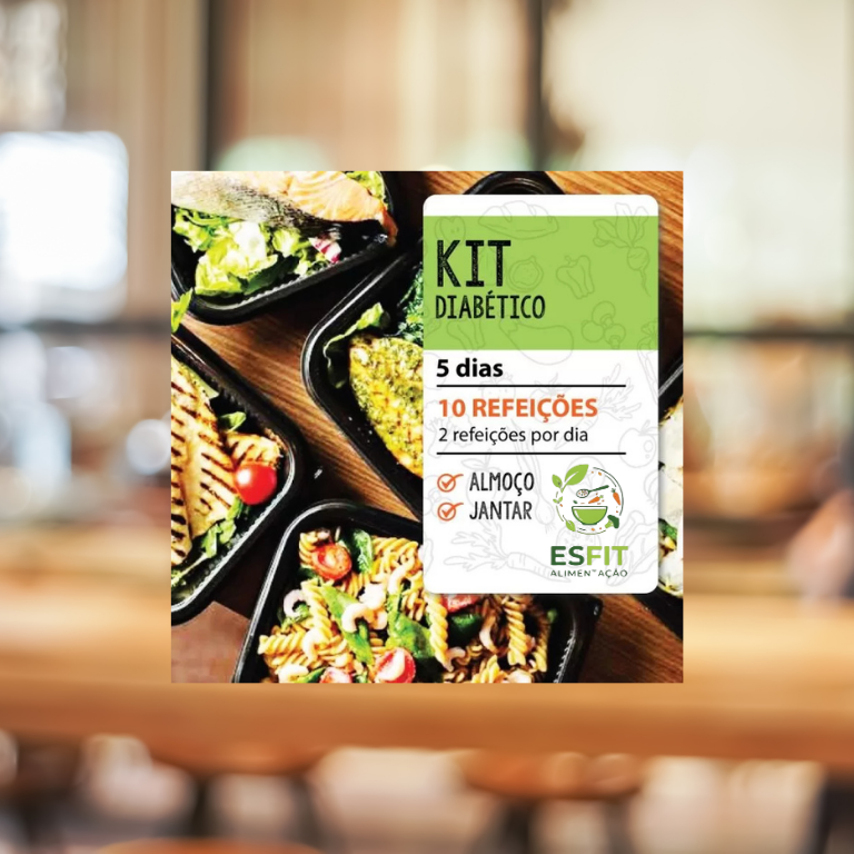 Kit para diabético ( 5 dias- 10 refeições – 2 marmitas de cada do cardápio )