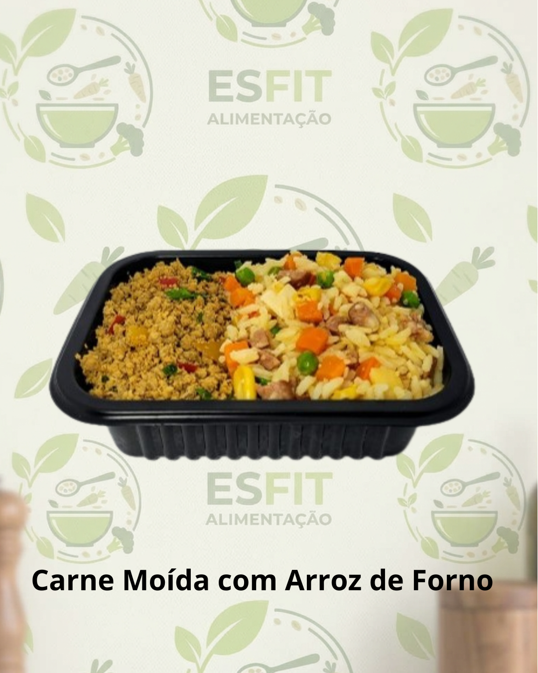 Carne Moída com Arroz de Forno