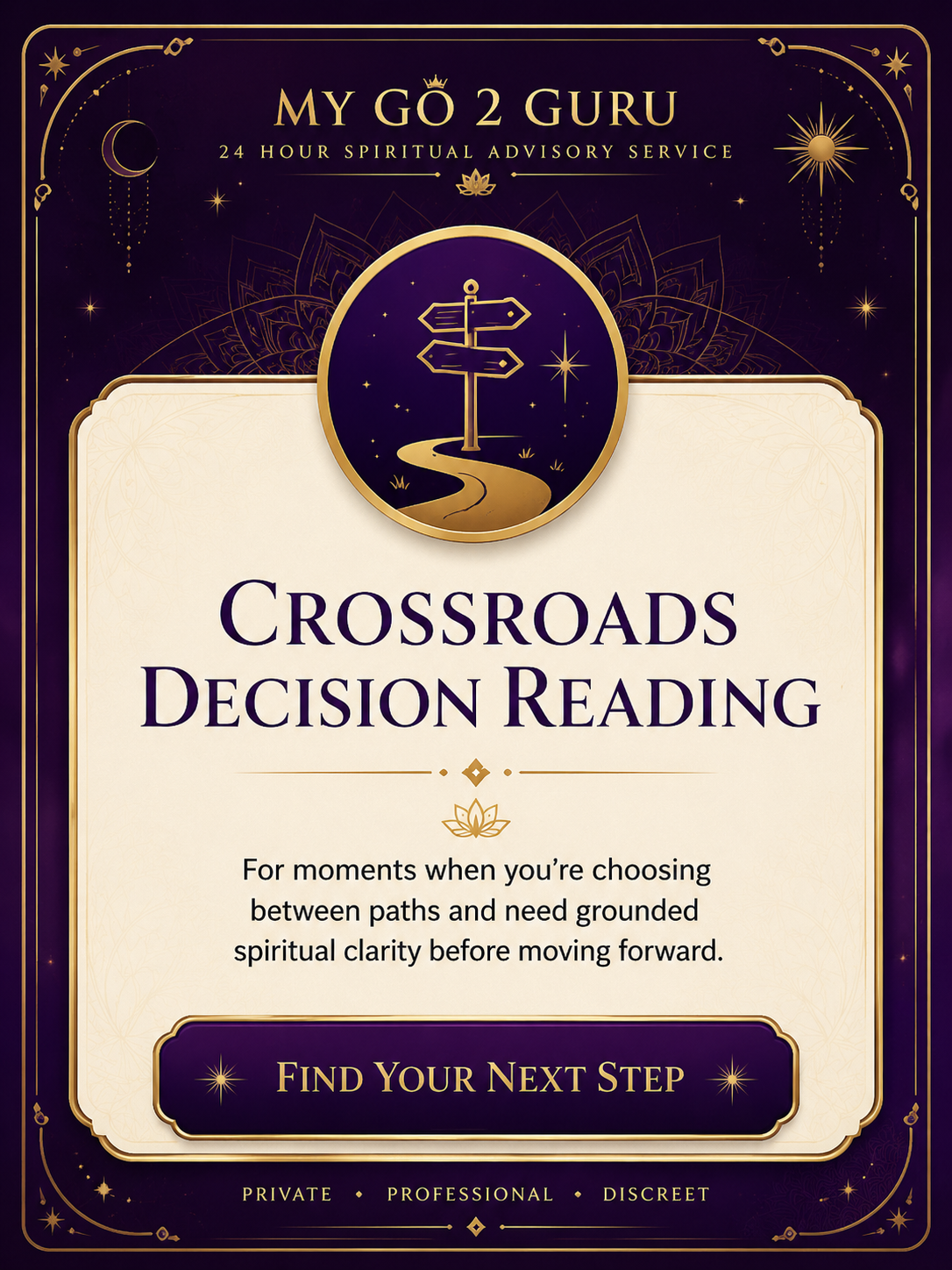 Crossroads Decision Reading