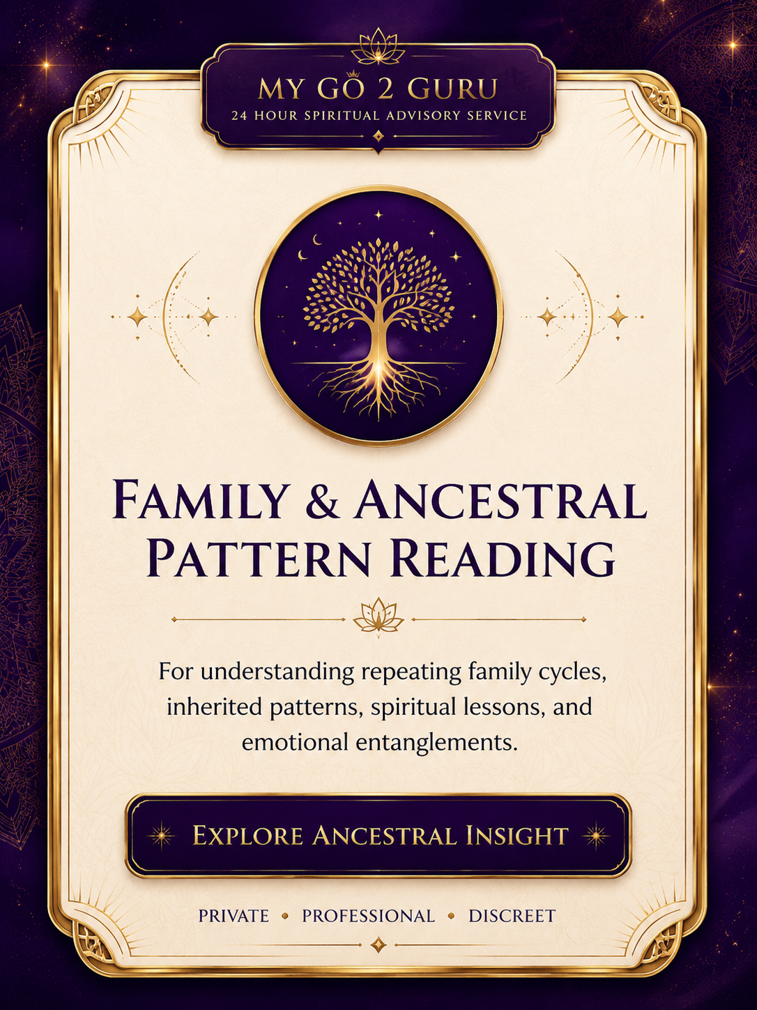 Family & Ancestral Pattern Reading