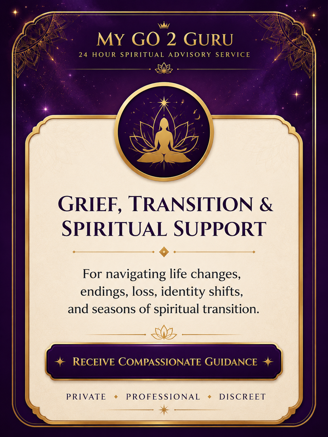 Grief, Transition & Spiritual Support