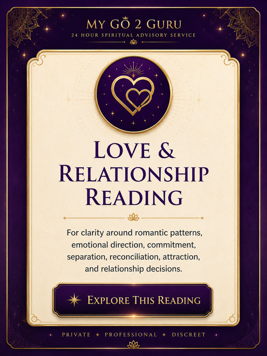 Love & Relationship Reading