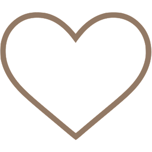 Outline of a heart shape on a black background.