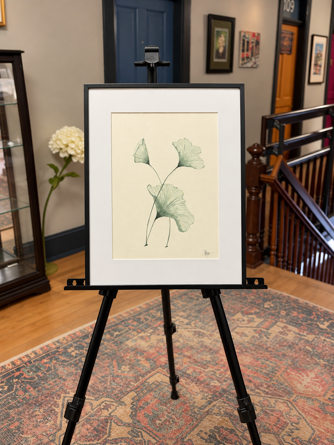 Gallery Hallway with Botanical Print.png